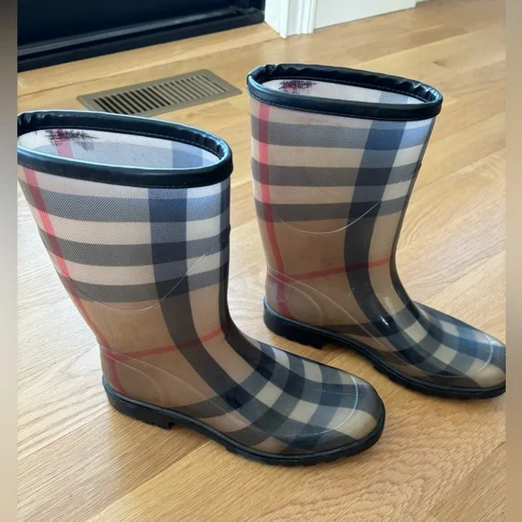 Burberry London Nova Check rain boots Size 38 - Picture 9 of 9